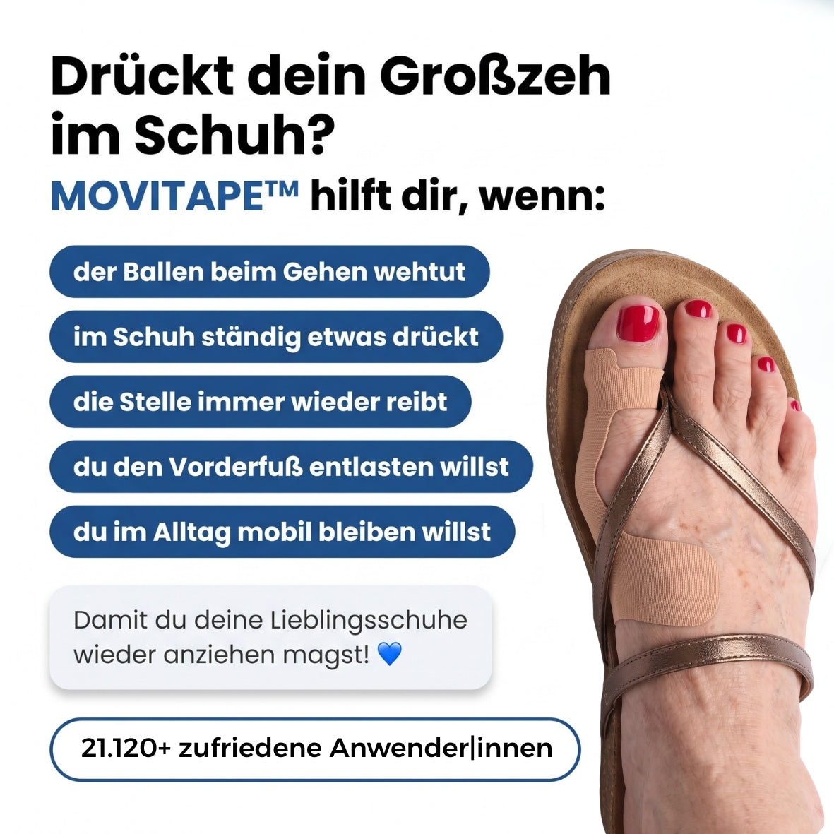 MoviTape™ Hallux-Valgus