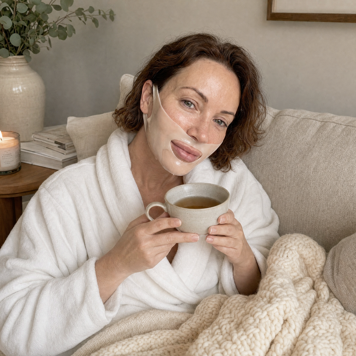 Anwendung der ContourLift™ V-Line Maske