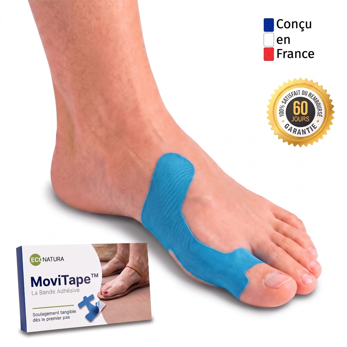 MOVITAPE™ — Bandes oignon du pied